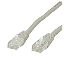 Secomp 21.99.0901 RJ45 omrežni kabel\, Patch kabel CAT 6 U/UTP 1.00 m siva 1 kos, (20420842) Cene