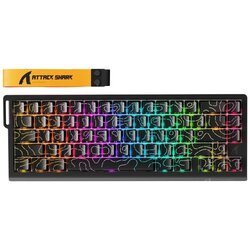 Attack Shark Bežična gaming tastatura X68Pro HE Magnetic Swith/8KHz/TriMode/RT/SnapTap/Black cont Cene