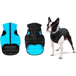 AIRY VEST jakna za pse sa dva lica black & blue s 35 Cene