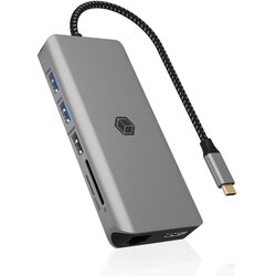Raidsonic ICY BOX IB-DK4061-CPD Wired USB 3.2 Gen 1 (3.1 Gen 1) Type-C Grey Cene