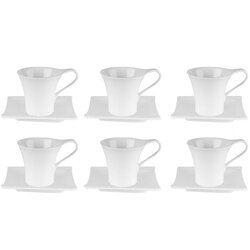Alpeks Home ALPEKSHOME, SKODELICE ZA BELO KAVO, BELE, HJ1999, 220 ml, 6 KOS, (22152978) Cene