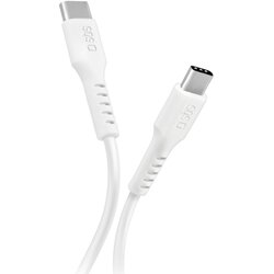 Sbs USB-C-auf-USB-C-Kabel 1m weiss Cene