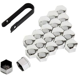 888_Car_Accessories 888 Car Accessories Set poklopaca za šrafove točka hrom 20 kom 17mm Cene
