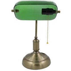 Mitea Lighting M1055 1xE27 max.40W zelena bankarska stona lampa Cene