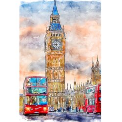 Fedkolor Slika 60x90 cm London – Cene