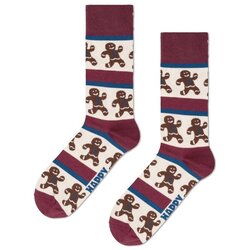Happy Socks Dokolenke GINGERBREAD STRIPE Bordo Cene