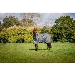 Horseware Ireland Pregrinjalo Amigo Bravo 12 Plus Turnout Lite, Shadow/Navy & Rose - 90 cm Cene