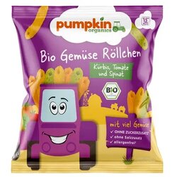 Pumpkin Organics Bio zelenjavni zvitki - buča, paradižnik in špinača Cene