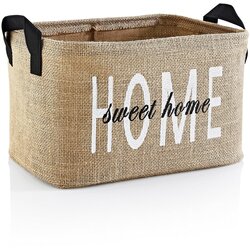Mioli Decor Košara za skladištenje od jute 30x22x30 cm – Cene