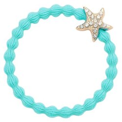 By Eloise London Bling Charms Starfish Turquoise elastika za lase Cene
