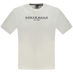 North Sails Majice s kratkimi rokavi 996022000_BI0101 Bela Cene