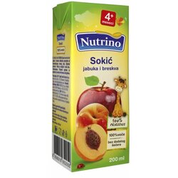 Nutrino sokić jabuka i breskva 200ml Cene