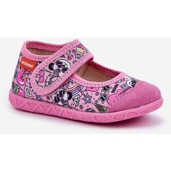 Boto marka niezdefiniowana leather sneakers on a platform pink lemmy Cene