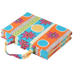 URH Ležalna blazina PIKA.40x125x2 cm sv. modra krog, rožice 23kr Cene