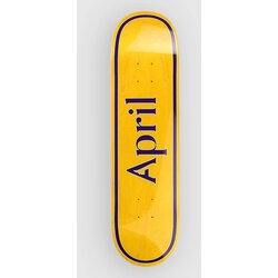 April Skateboards Og Logo - 8,125" Skateboard deska yellow purple Cene
