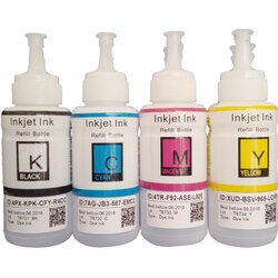 Orink Epson univerzalna kompatibilna ink črnila - black, cyan, magenta, yellow - komplet 4 kom Cene