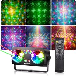 TOMSHINE 6-v-1 disko LED luč z daljincem Cene