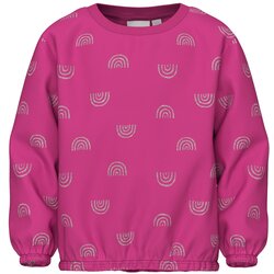 name it Sweater majica 'VILUBA' tamno roza / srebro Cijene