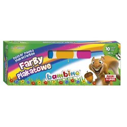Bambino Komplet plakatnih barv - 10 barvnih odtenkov, 20 ml, (22138269) Cene