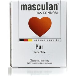 Masculan Pur super tanki kondomi pakovanje sa 3 kondoma Cene