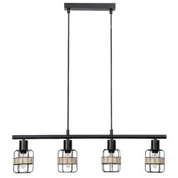 Rabalux indiana, metal visilica lampa, E14 4x MAX25W, mat crna Cene