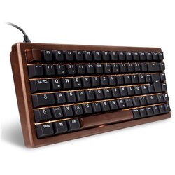 Sharkoon 100068081 keyboard Home USB QWERTZ German Black, Wood Cene