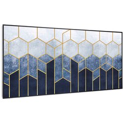 Klarstein Wonderwall Air Art Smart, infrardeč grelnik, modra črta, 120 x 60 cm, 700 W Cene