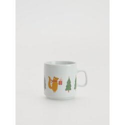 Reserved - Porcelanasta skodelica z božičnim motivom - Večbarvno Cene