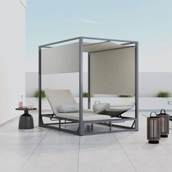 Bessagi Garden Vrtni Ležalnik / Postelja Aviva, Krem Cene