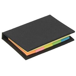 EKO mini notesnik lily s samolepilnimi lističi, črni Cene