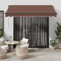 vidaXL Tenda na automatsko uvlačenje smeđa 300 x 250 cm Cijene