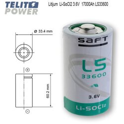 SAFT litijum D 3.6V 17000mAh LS33600 ( 0004 ) Cene