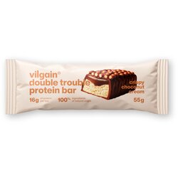 Vilgain Double Trouble proteinska ploščica - hrustljava čokoladna krema Cene