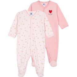 Petit Bateau Pižame & Spalne srajce DORS BIEN X 2 Rožnata Cene