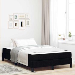 vidaXL Krevet s opruga kutije Ostalo Crna 120 x 200 cm tkanina Cijene