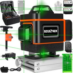 Bigstren 4D laserska libela 16 linija 360° – zeleni laser, samonivelirajuća, IP54 Cene