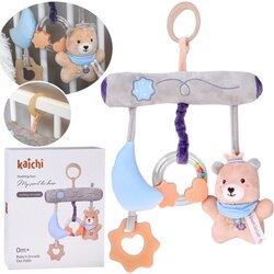 Kaichi My Sweet Ko Bear viseća igračka za krevetić s plišanim medvjedićem i glodalicom Cene