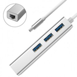 Leopard kabl leopard type C3.1-RJ45/USB 3.1 hub devia Cene