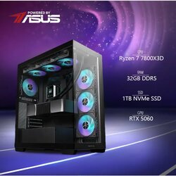 Bits And Bytes BaB računalo Cerberus X (Ryzen 7 7800X3D, Liquid, RTX 5060, 32GB DDR5, 1TB SSD, Win11P) Cene