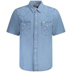 Wrangler Muška Košulja Kratkih Rukava Plava Cijene
