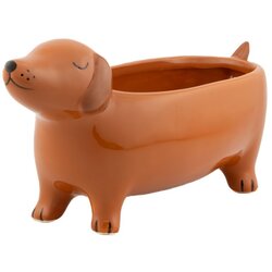 Sass & Belle Keramička ukrasna tegla za cvijeće Sausage Dog – Cene