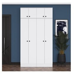 Hanah home Ormar za hodnik EA146 - 3882, 119,6x226,4x37,5 cm, Bijela Cijene