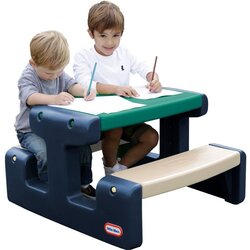 Little Tikes dječji piknik stol – plavo-zeleni, za vrt Cene