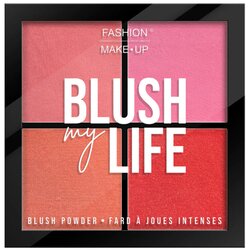 Fashion Make Up Rdečila & pudri Blush My Life Palette - 01 Peach Please! Bež Cene