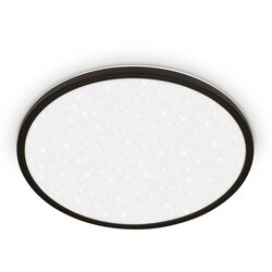BRILO led stropna svetilka slim zvezdno nebo nevtralno bela črna 3,3 x ø 37,5 cm Cene