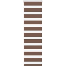 vidaXL zebra senčilo rjave 50x150 cm tkanina širina 45,9cm poliester Cene