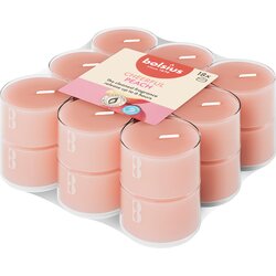 Bolsius Dišeče čajne lučke True Scents 6h (18 kosov) - breskev Cene