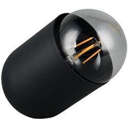 REALITY Crna metalna stolna lampa (visina 13,5 cm) Nara – Cene