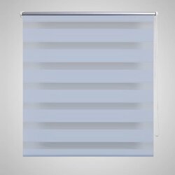 vidaXL Rolo bijele zavjese sa zebrastim linijama 70 x 120 cm Cijene