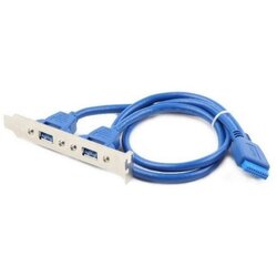 Gembird USB 3.0 dual port GEMBIRD CC-USB3-RECEPTACLE, 2x USB3.0, 20pin konektor za MBO Cene